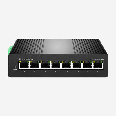 CE ROHS FCC Poe Ethernet Switch 8 Port 10 100 1000M Adaptive RJ45 Ports SR-SHG2008PI