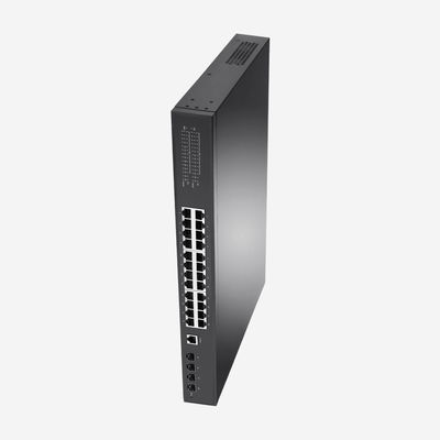 400W Gigabit Layer 3 Poe Switch 128Gbps Switching Capacity Support IEEE 802.3at 802.3af