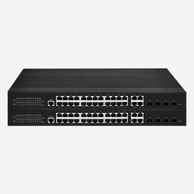 24 RJ45 Ports Layer 2+ Ethernet Switch With 4G SFP And 1 Console Support ACL QoS