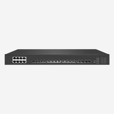 Full Gigabit 8 RJ45 And 16 SFP Unmanaged Ethernet Switch 440mm X 193mm X 46mm