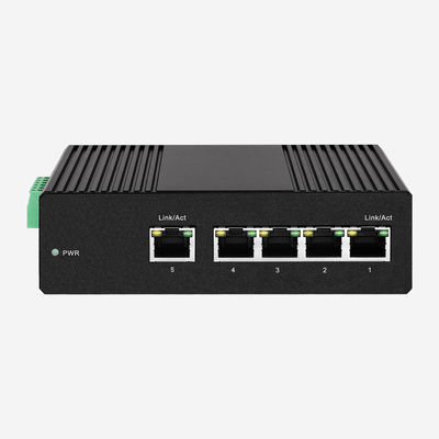 IP30 Industrial Gigabit Ethernet Switch Current 2A Input Voltage 12V-57V