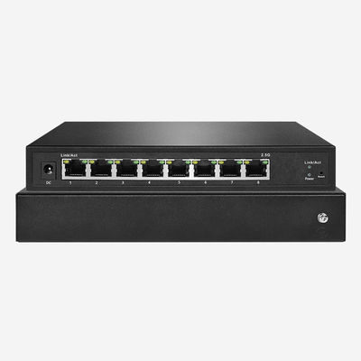 8 RJ45 2.5Gbps Gigabit Switch With 9k Jumbo Frame Support, Store And Forward Architecture