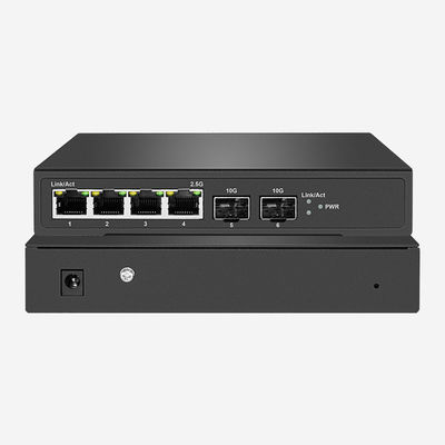 4-Port 2.5 Gigabit Switch With 2 10G SFP+ Ports, 9KB Jumbo Frame, 160*95*30 Mm