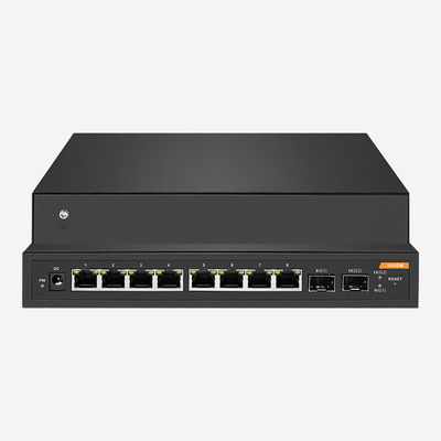 8 RJ45 Port Gigabit Smart Ethernet Network Switch With 9K Jumbo Frames And IEEE 802.3x Flow Control