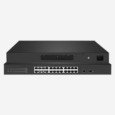 24-Port Smart Gigabit Ethernet Switch With 9K Jumbo Frame For Enhanced Network Performance
