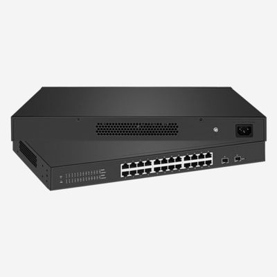 Gigabit Easy Smart Switch 24-Port 10/100/1000Mbps IEEE 802.3x Flow Control 8K MAC Table