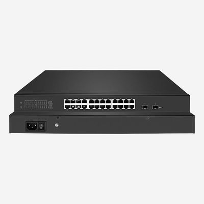 QoS Support Enabled Smart PoE Switch With 380W Power Output And 10/100/1000 Mbps Data Transfer Rate