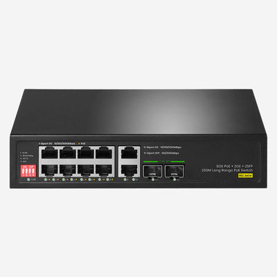 Unmanaged Dumb Switch With 10 Gigabit RJ45 And 2G SFP For Smooth Networking Solutions