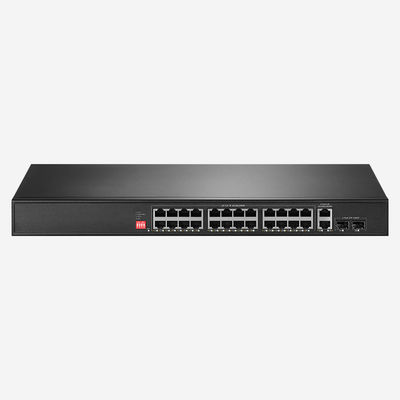 DiP Switch Modes 26 Ports Unmanaged Gigabit Switch Streamline Your Network Management With Compact 440mm X 290mm X 45mm Design