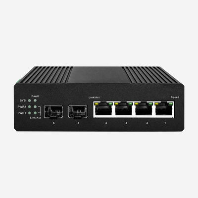 VLAN ACL Layer 2+ PoE Switch With 4 PoE Ports 2 SFP Fiber Ports SR-SHG3206FPI