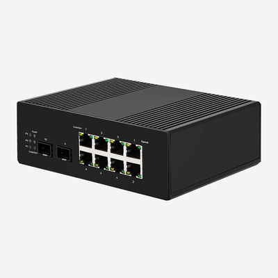 ROHS UKCA Gigabit Layer 2+ Managed Switches With 8 RJ45 Ports 2G SFP Fiber Ports