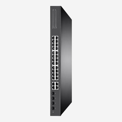 24GE Full Gigabit Switch 4 Combo Ports 4SFP Switch 56Gbps