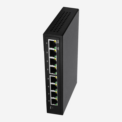 12V 8 Ports Full Gigabit Switch 10 100 1000M Auto Negotiation QoS SR-SG8808MN
