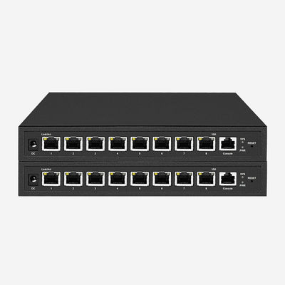 100W 8 Port RJ45 PoE+ Auto Sensing 10 Gigabit Ethernet Switch With Web Based GUI Management