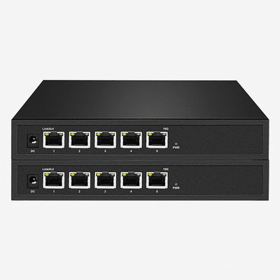 5 Auto Sensing RJ45 10gb PoE Switch Plug And Play No Configuration Required