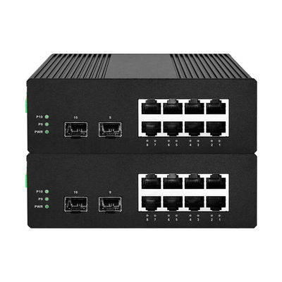 DC 12 - 57 V Power Supply Industrial Gigabit Ethernet Switch For Enhanced Networking