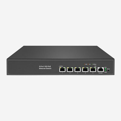 速度のデータ転送 10GB PoE イーサネット スイッチ SSH セキュリティ 5 10Gbps RJ45 ポート