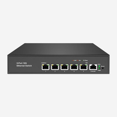 5 10G アダプティブ RJ45 無縫接続 10GB 層 3 スイッチ QoS / VLAN サポート