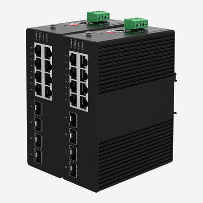 Optimize Your Network Performance With Our Aluminum 10G Industrial Managed Switch Wired Connection Type