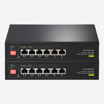 DIP スイッチ 6 ポート ギガビット 無管理 スイッチ 12Gbps スイッチ容量 B2B 検索ニーズに最適